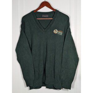 Vintage Andrew Rohan Yogi Bear Knit Sweater Mens Large 100% cotton USA Made VTG